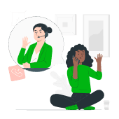 LIVE CHAT Illustration Vector